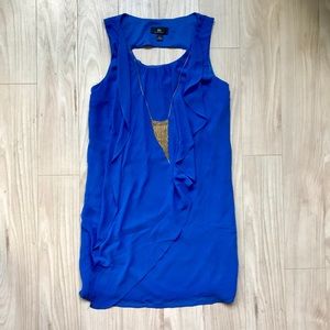 I.N. San Francisco Shift Dress w/ Necklace